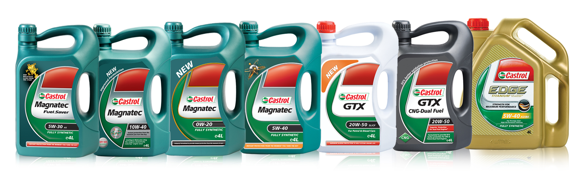 روغن موتورهای کاسترول برای انواع خودرو و موتور سیکلت 